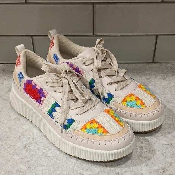 Lucky Brand Shoes - Platform Crochet Boho Sneakers Lucky Brand Size 10